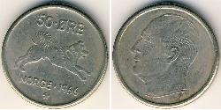 50 Ore Norwegen Kupfer/Nickel 