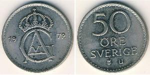 50 Ore Schweden Kupfer/Nickel 