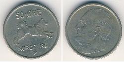 50 Ore Noruega Níquel/Cobre 