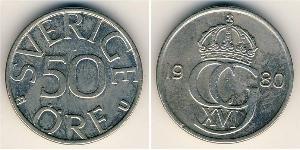 50 Ore Suecia Níquel/Cobre 