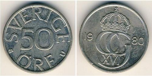 50 Ore Suecia Níquel/Cobre 