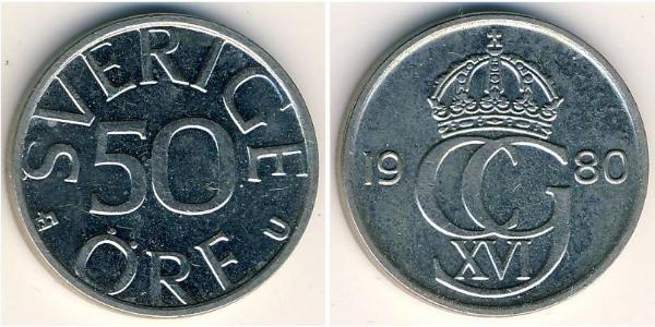 50 Ore Suecia Níquel/Cobre 