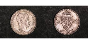 50 Ore Kongeriket Norge (1905 - ) Silber Haakon VII. (1872 - 1957)