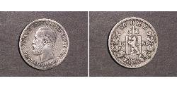 50 Ore United Kingdoms of Sweden and Norway (1814-1905) Silber Oskar II. (Schweden) (1829-1907)