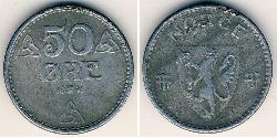 50 Ore Norwegen Zink 