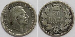 50 Para Serbia Argento 