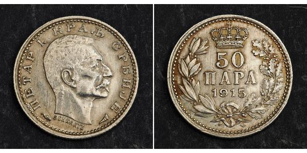 50 Para Serbia Argento 