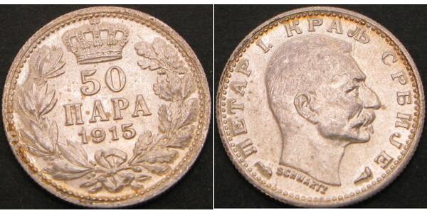 50 Para Serbia Plata 