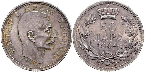 50 Para Serbia Plata 