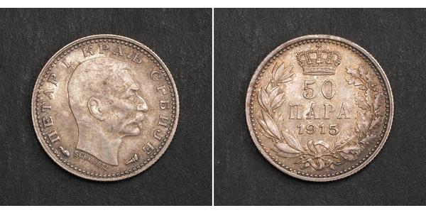 50 Para Serbia Plata 