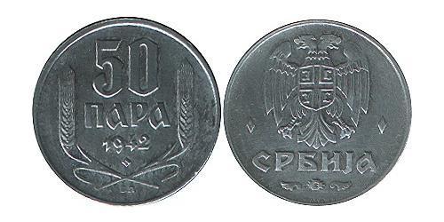 50 Para Serbia Zinc 