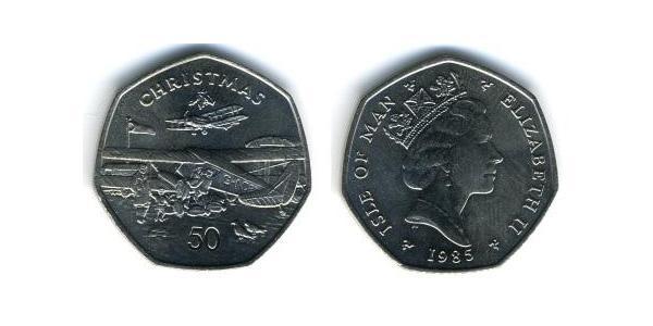 50 Penny Isle of Man Copper/Nickel 