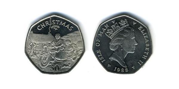 50 Penny Isle of Man Copper/Nickel 