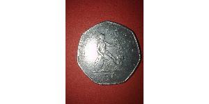 50 Penny Royaume-Uni Cuivre/Nickel 