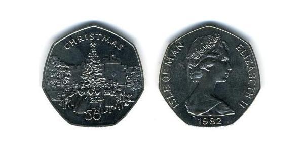50 Penny Île de Man Cuivre/Nickel 