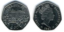 50 Penny Isle of Man Kupfer/Nickel 