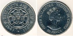 50 Penny Tristan da Cunha Kupfer/Nickel Elizabeth II (1926-2022)