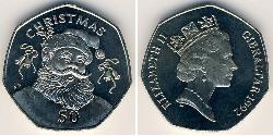 50 Penny Gibraltar Níquel/Cobre 