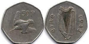 50 Penny Ireland (1922 - )  