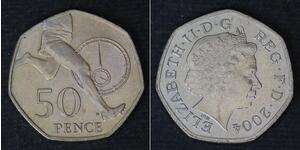 50 Penny 英国  