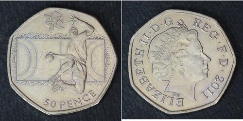 50 Penny 英国  