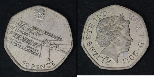 50 Penny 英国  