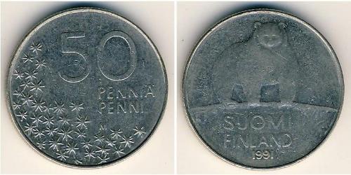 50 Penny 芬兰 銅/镍 