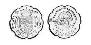 50 Peseta Kingdom of Spain (1976 - ) Copper/Nickel 