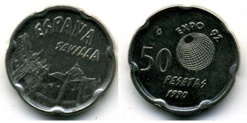 50 Peseta Royaume d’Espagne (1976 - ) Cuivre/Nickel 