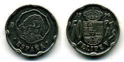 50 Peseta Regno di Spagna (1976 - ) Rame/Nichel 