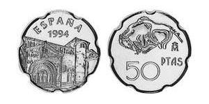 50 Peseta Regno di Spagna (1976 - ) Rame/Nichel 