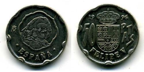 50 Peseta Regno di Spagna (1976 - ) Rame/Nichel 