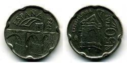 50 Peseta 西班牙 镍/銅 