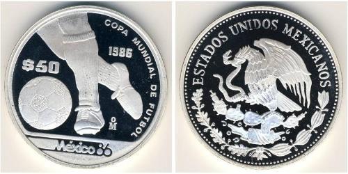 50 Peso Mexique (1867 - ) Argent 