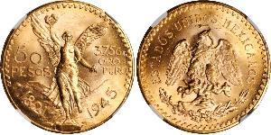 50 Peso Mexiko (1867 - ) Gold 