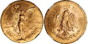 50 Peso Mexiko (1867 - ) Gold 