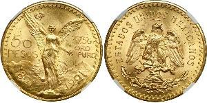 50 Peso Mexiko (1867 - ) Gold 