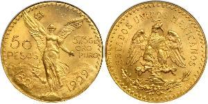 50 Peso Mexiko (1867 - ) Gold 