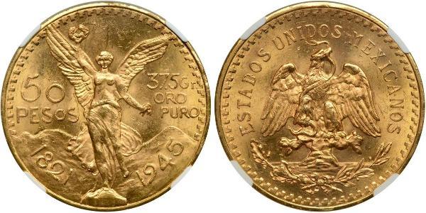 50 Peso Mexiko (1867 - ) Gold 