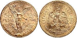 50 Peso United Mexican States (1867 - ) Gold 