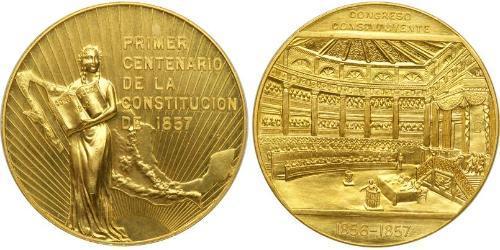 50 Peso United Mexican States (1867 - ) Gold 