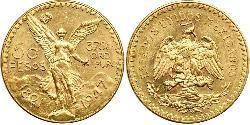 50 Peso Mexique (1867 - ) Or 
