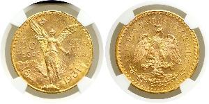 50 Peso Mexique (1867 - ) Or 