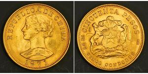 50 Peso Chile Oro 