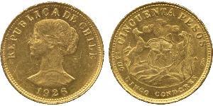 50 Peso Chile Oro 