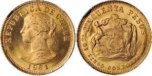 50 Peso Chile Oro 