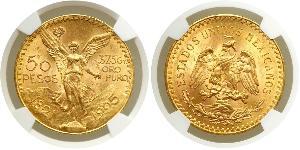 50 Peso Messico (1867 - ) Oro 