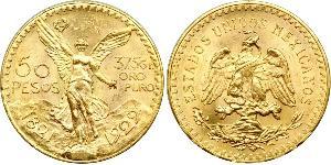 50 Peso Messico (1867 - ) Oro 