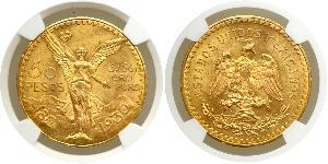 50 Peso Messico (1867 - ) Oro 