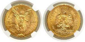 50 Peso Messico (1867 - ) Oro 